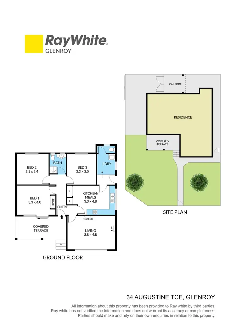 Floorplan of Homely house listing, 34 Augustine Terrace, Glenroy VIC 3046