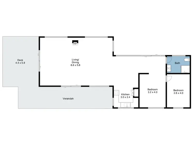 Floorplan of Homely studio listing, 53 Armstrong Avenue, Strathbogie VIC 3666