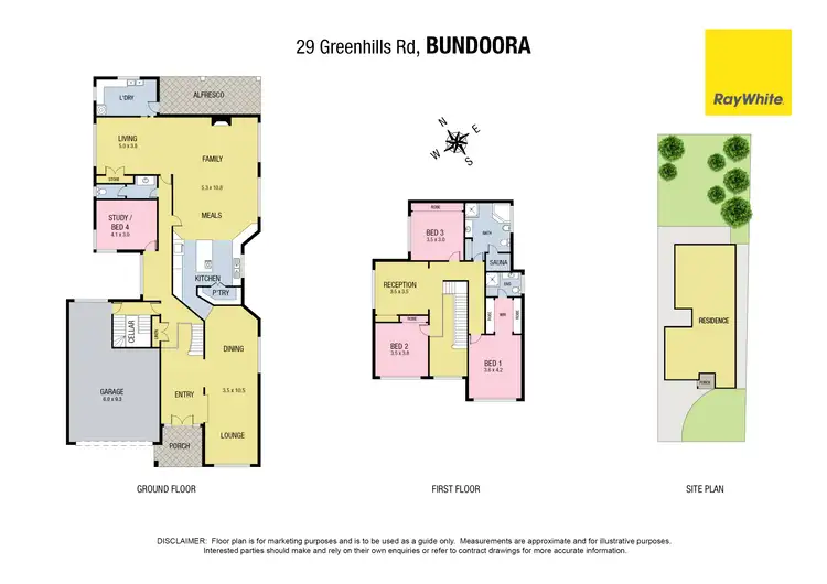 Floorplan of Homely house listing, 29 Greenhills Road, Bundoora VIC 3083