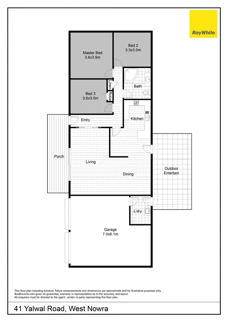 Floorplan of Homely house listing, 41 Yalwal Road, West Nowra NSW 2541