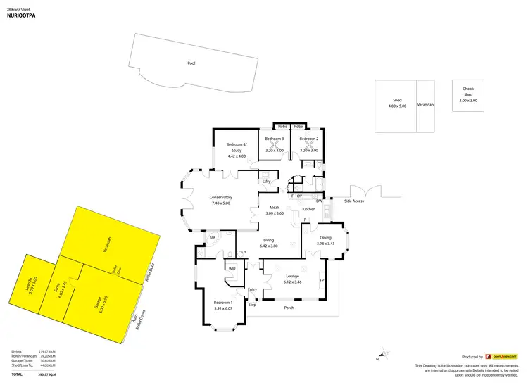 Floorplan of Homely house listing, 28 Kranz Street, Nuriootpa SA 5355