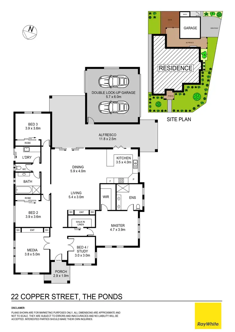 Floorplan of Homely house listing, 22 Copper Street, The Ponds NSW 2769
