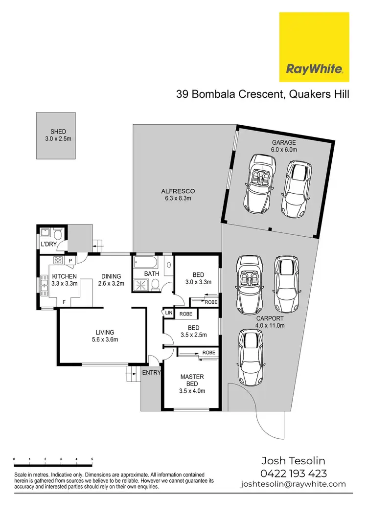 Floorplan of Homely house listing, 39 Bombala Crescent, Quakers Hill NSW 2763