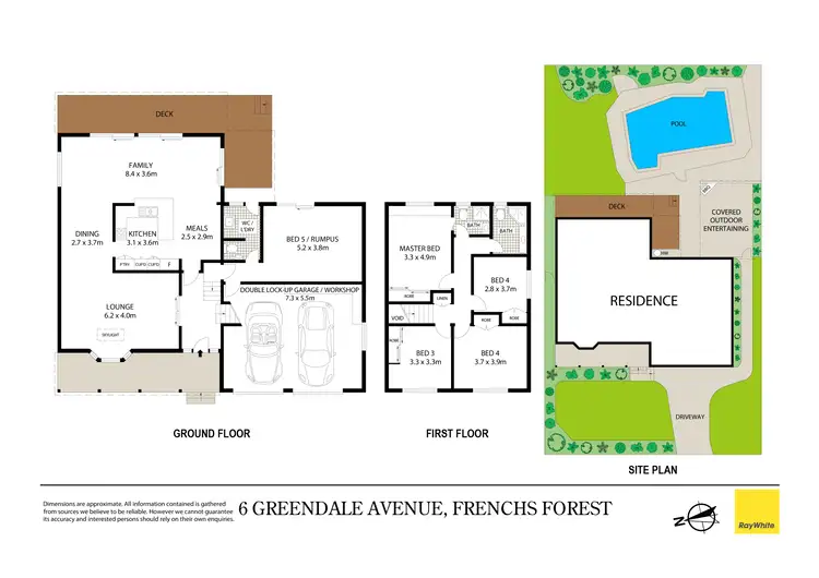 Floorplan of Homely house listing, 6 Greendale Avenue, Frenchs Forest NSW 2086