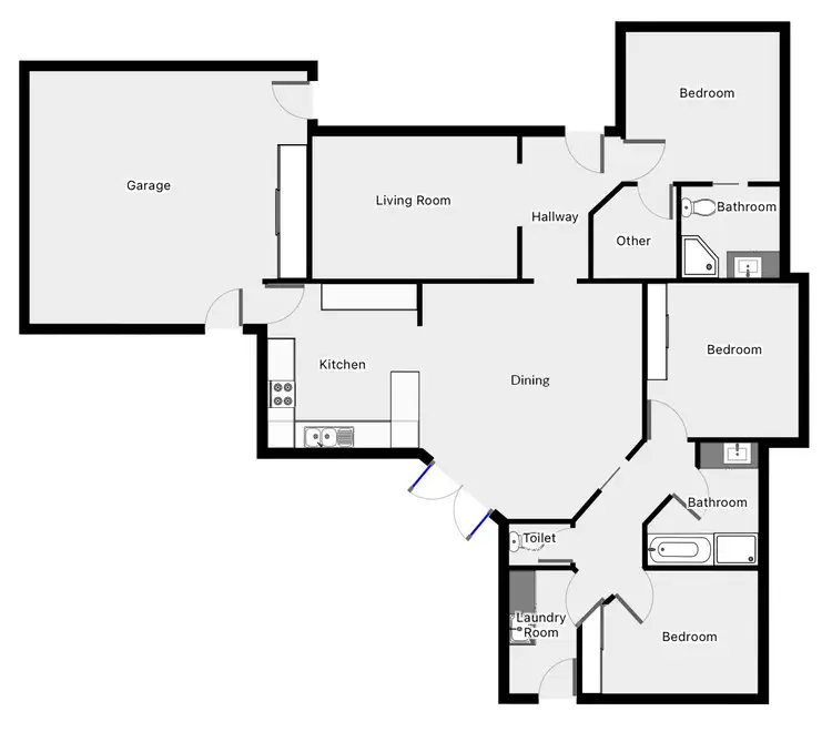 Floorplan of Homely house listing, 13 Shakira Court, Mildura VIC 3500