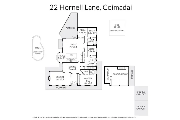 Floorplan of Homely house listing, 22 Hornell Lane, Coimadai VIC 3340
