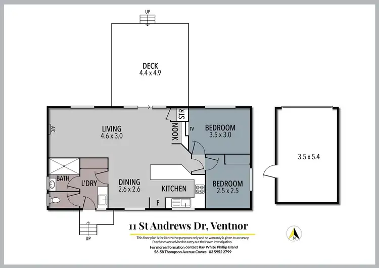 Floorplan of Homely house listing, 11 St Andrews Drive, Ventnor VIC 3922