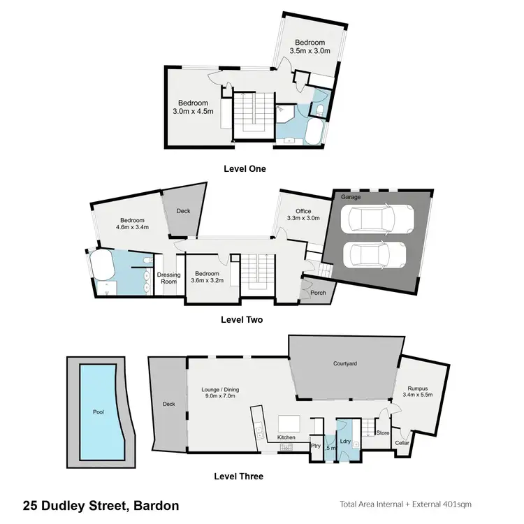 Floorplan of Homely house listing, 25 Dudley Street, Bardon QLD 4065
