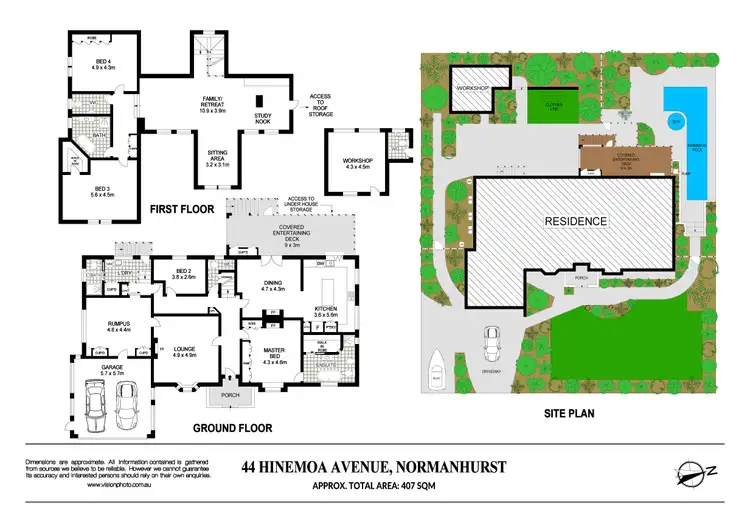 Floorplan of Homely house listing, 44 Hinemoa Avenue, Normanhurst NSW 2076