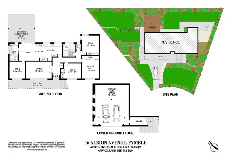 Floorplan of Homely house listing, 16 Albion Avenue, Pymble NSW 2073