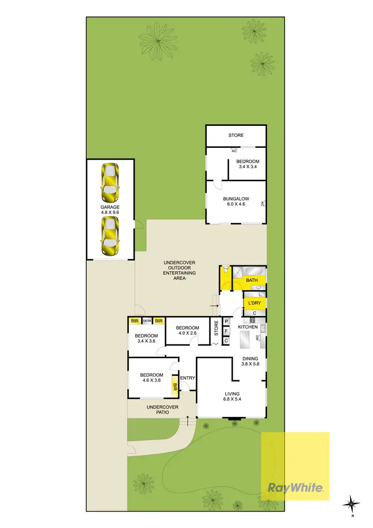 Floorplan of Homely house listing, 36 Station Lake Road, Lara VIC 3212