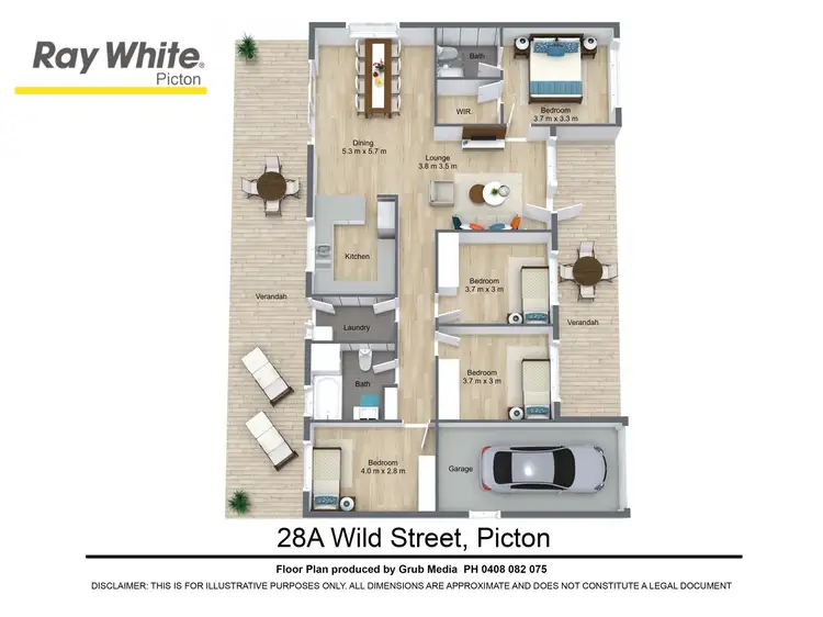 Floorplan of Homely house listing, 28A Wild Street, Picton NSW 2571