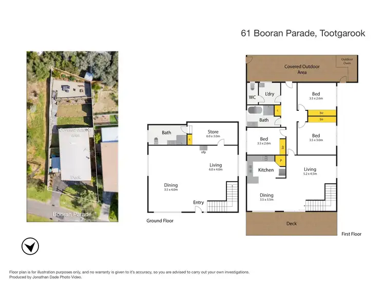 Floorplan of Homely house listing, 61 Booran Parade, Tootgarook VIC 3941