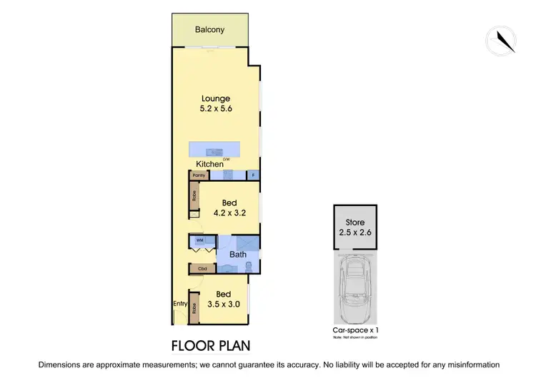 Floorplan of Homely apartment listing, 5/14 Landale Avenue, Croydon VIC 3136