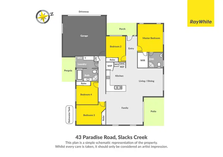 Floorplan of Homely house listing, 43 Paradise Road, Slacks Creek QLD 4127