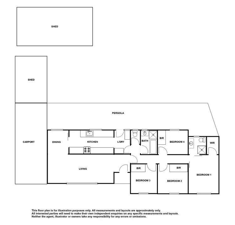 Floorplan of Homely house listing, 235 Jenkins Avenue, Whyalla Stuart SA 5608