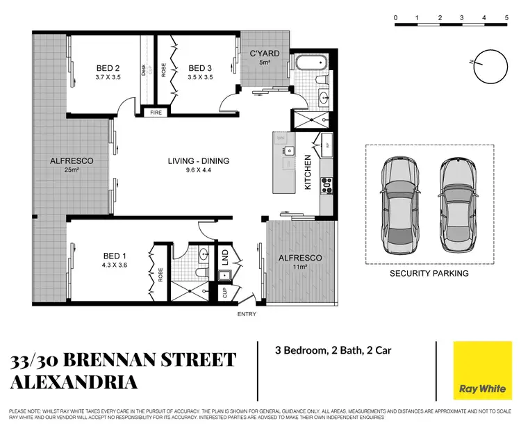 Floorplan of Homely apartment listing, 33/30 Brennan Street, Alexandria NSW 2015