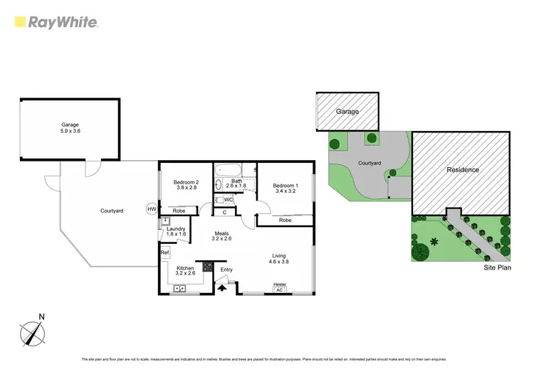Floorplan of Homely unit listing, 1/1-5 Dobell Drive, Chelsea VIC 3196