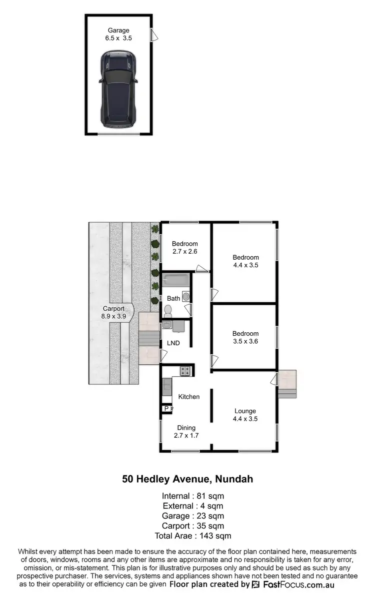 Floorplan of Homely house listing, 50 Hedley Avenue, Nundah QLD 4012