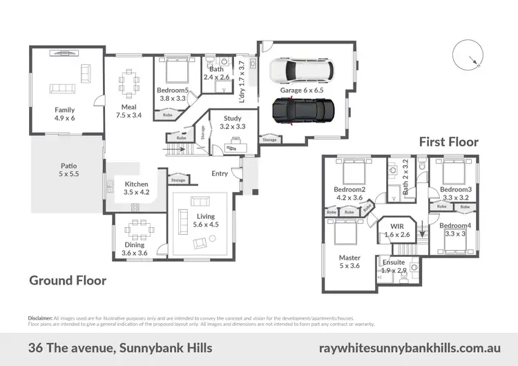 Floorplan of Homely house listing, 36 The Avenue, Sunnybank Hills QLD 4109