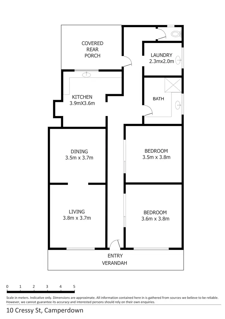Floorplan of Homely house listing, 10 Cressy Street, Camperdown VIC 3260
