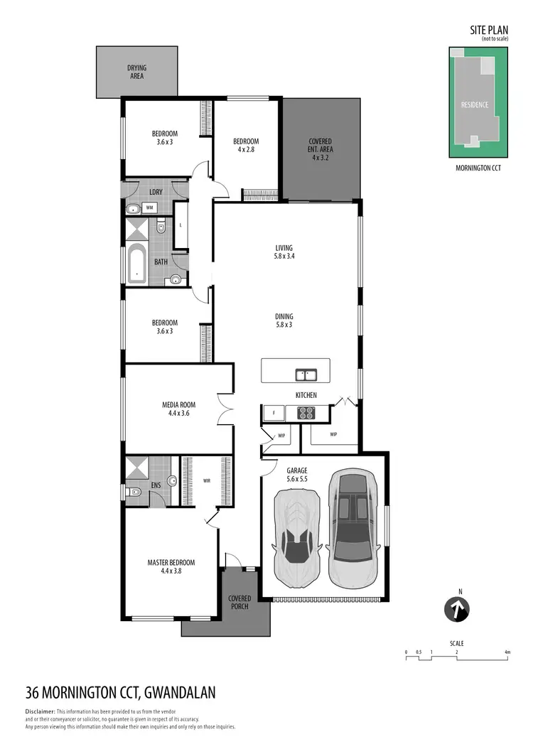 Floorplan of Homely house listing, 36 Mornington Circuit, Gwandalan NSW 2259