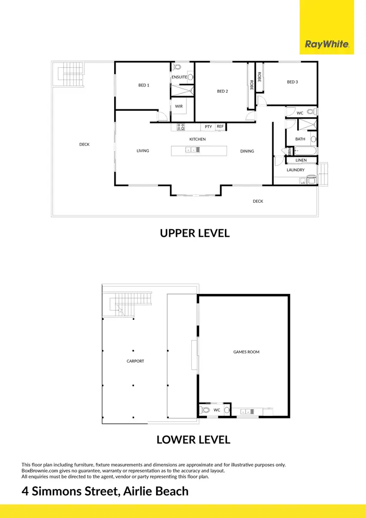 Floorplan of Homely house listing, 4 Simmons Street, Airlie Beach QLD 4802