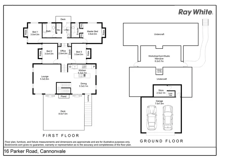 Floorplan of Homely house listing, 16 Parker Road, Cannonvale QLD 4802