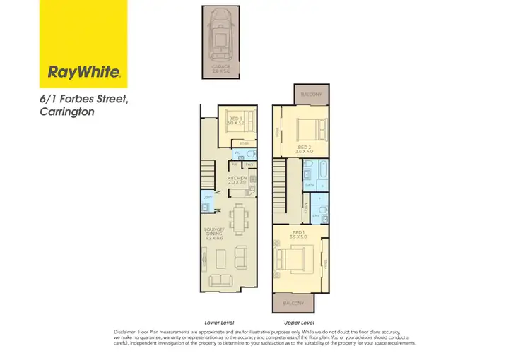 Floorplan of Homely townhouse listing, 6/1 Forbes Street, Carrington NSW 2294