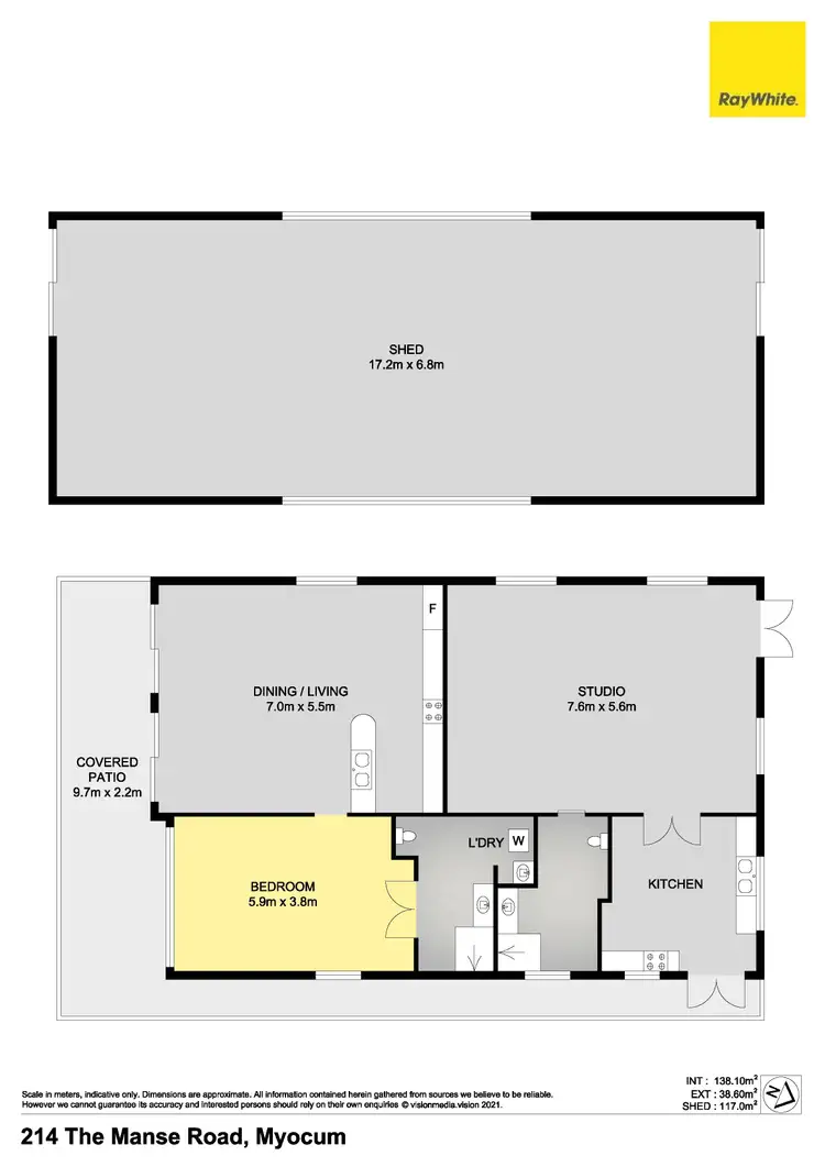Floorplan of Homely rural property listing, 214 The Manse Road, Myocum NSW 2481