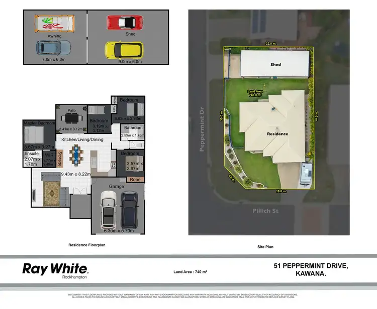 Floorplan of Homely house listing, 51 Peppermint Drive, Kawana QLD 4701