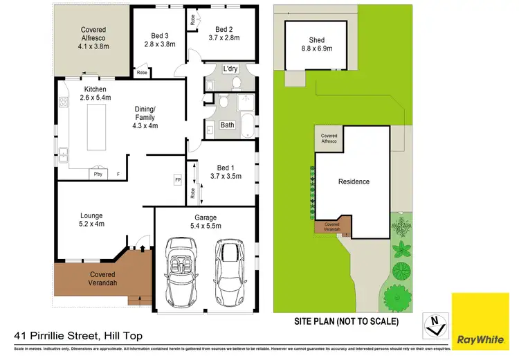 Floorplan of Homely house listing, 41 Pirrillie Street, Hill Top NSW 2575