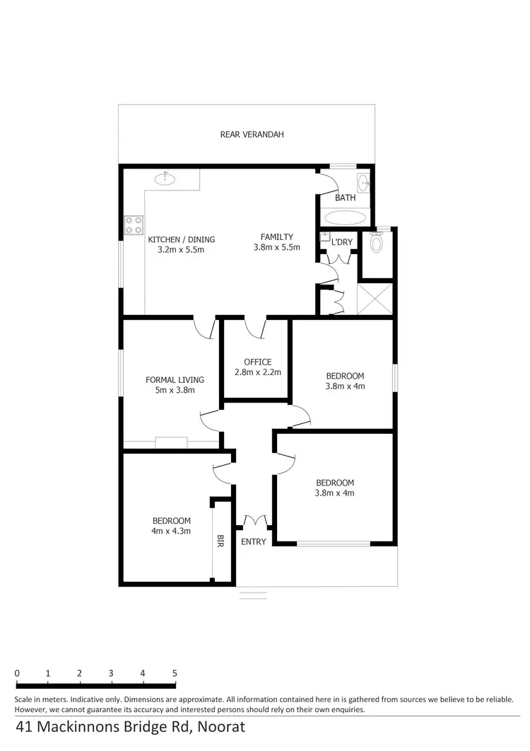 Floorplan of Homely house listing, 41 Mackinnons Bridge Road, Noorat VIC 3265