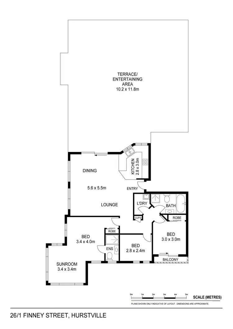 Floorplan of Homely apartment listing, 26/1 Finney Street, Hurstville NSW 2220