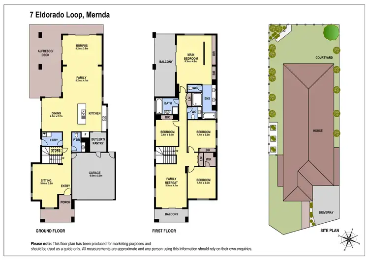Floorplan of Homely house listing, 7 Eldorado Loop, Mernda VIC 3754