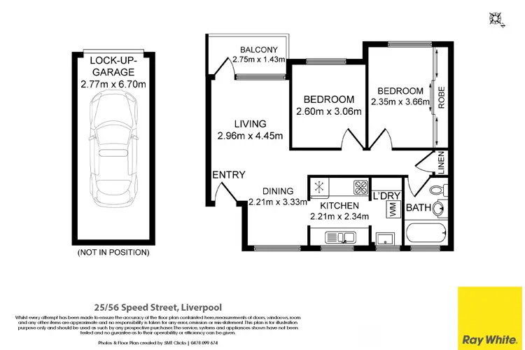 Floorplan of Homely unit listing, 25/56 Speed Street, Liverpool NSW 2170