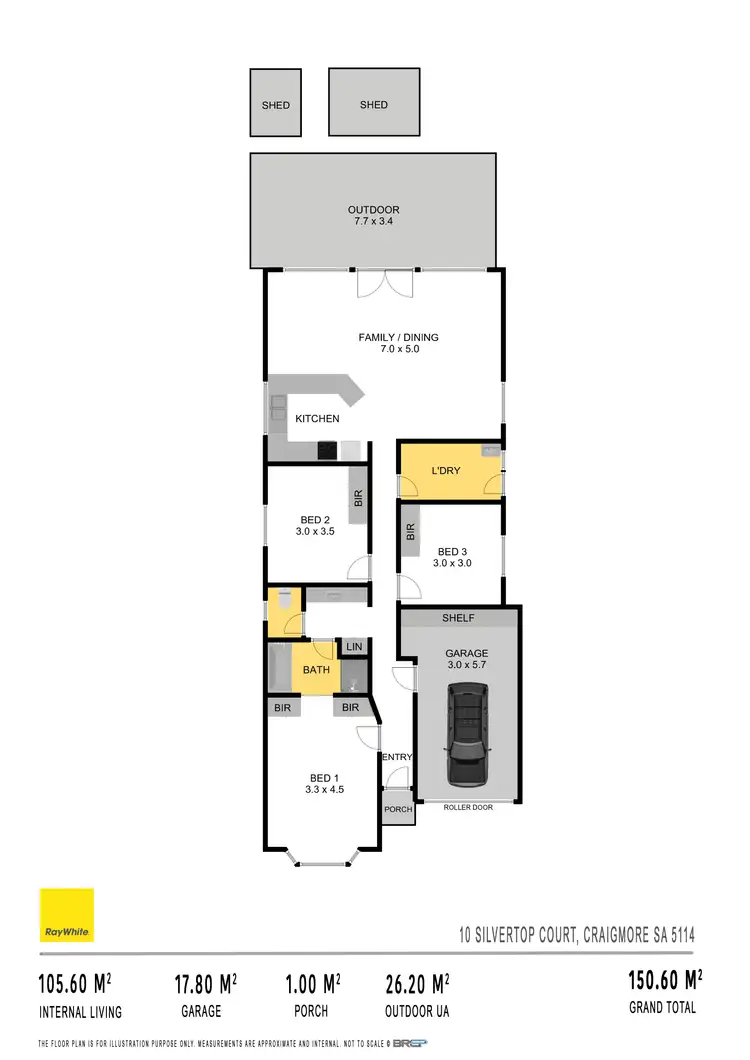 Floorplan of Homely house listing, 10 Silvertop Court, Craigmore SA 5114