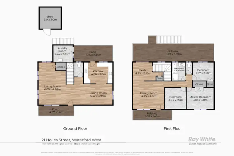 Floorplan of Homely house listing, 21 Holles Street, Waterford West QLD 4133