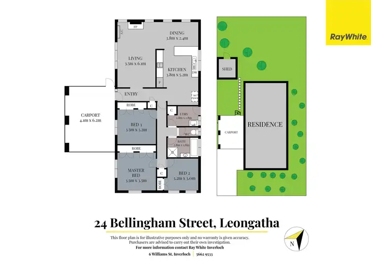Floorplan of Homely house listing, 24 Bellingham Street, Leongatha VIC 3953