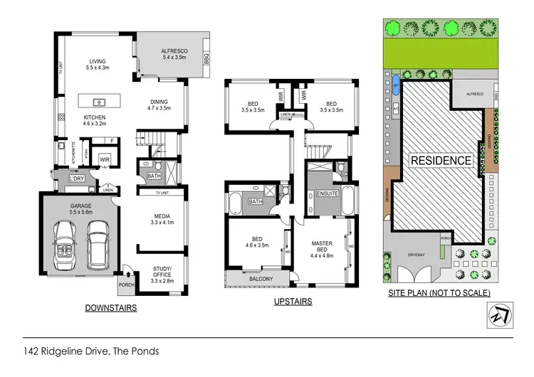 Floorplan of Homely house listing, 142 Ridgeline Drive, The Ponds NSW 2769