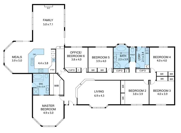 Floorplan of Homely rural property listing, 12R Mayfield Road, Dubbo NSW 2830