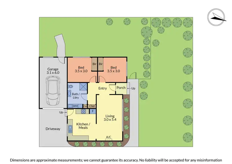 Floorplan of Homely unit listing, 1/62 Mt Dandenong Road, Ringwood East VIC 3135
