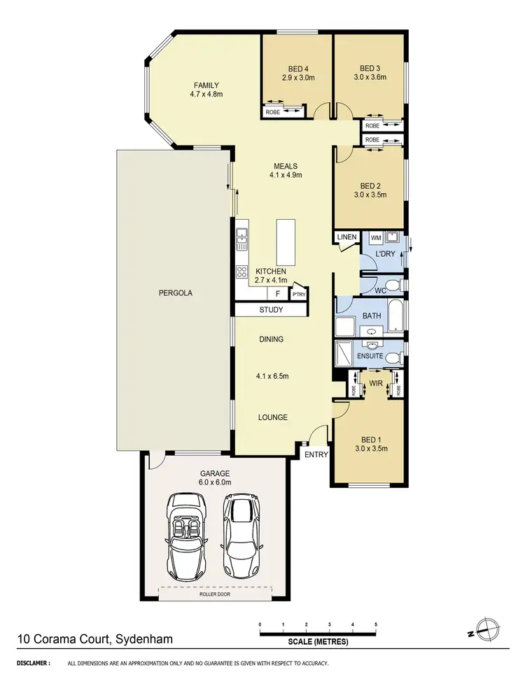 Floorplan of Homely house listing, 10 Corama Court, Sydenham VIC 3037