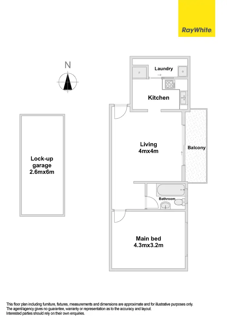 Floorplan of Homely unit listing, Address available on request