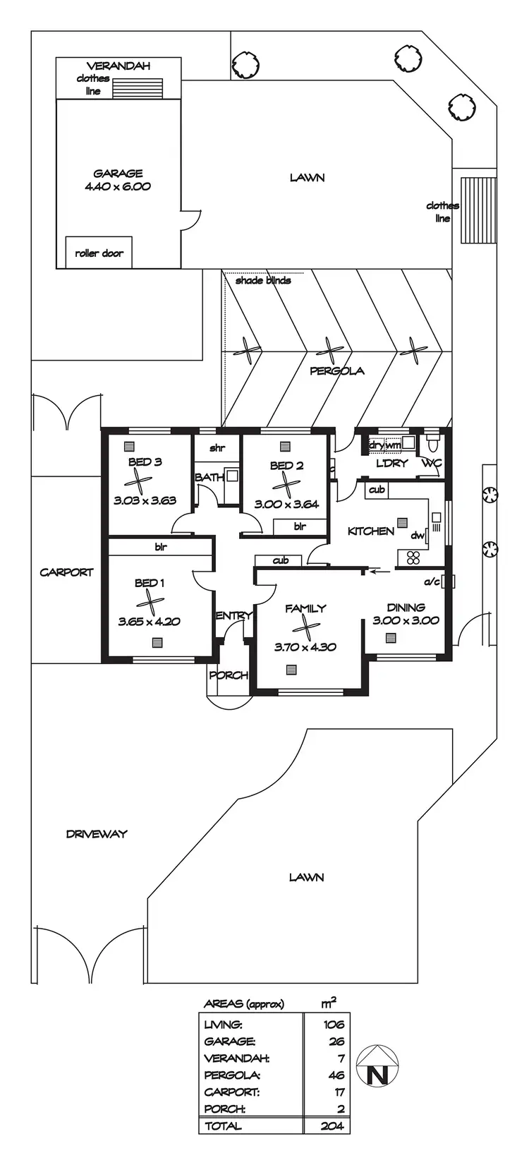 Floorplan of Homely house listing, 12 Leeds Avenue, Northfield SA 5085
