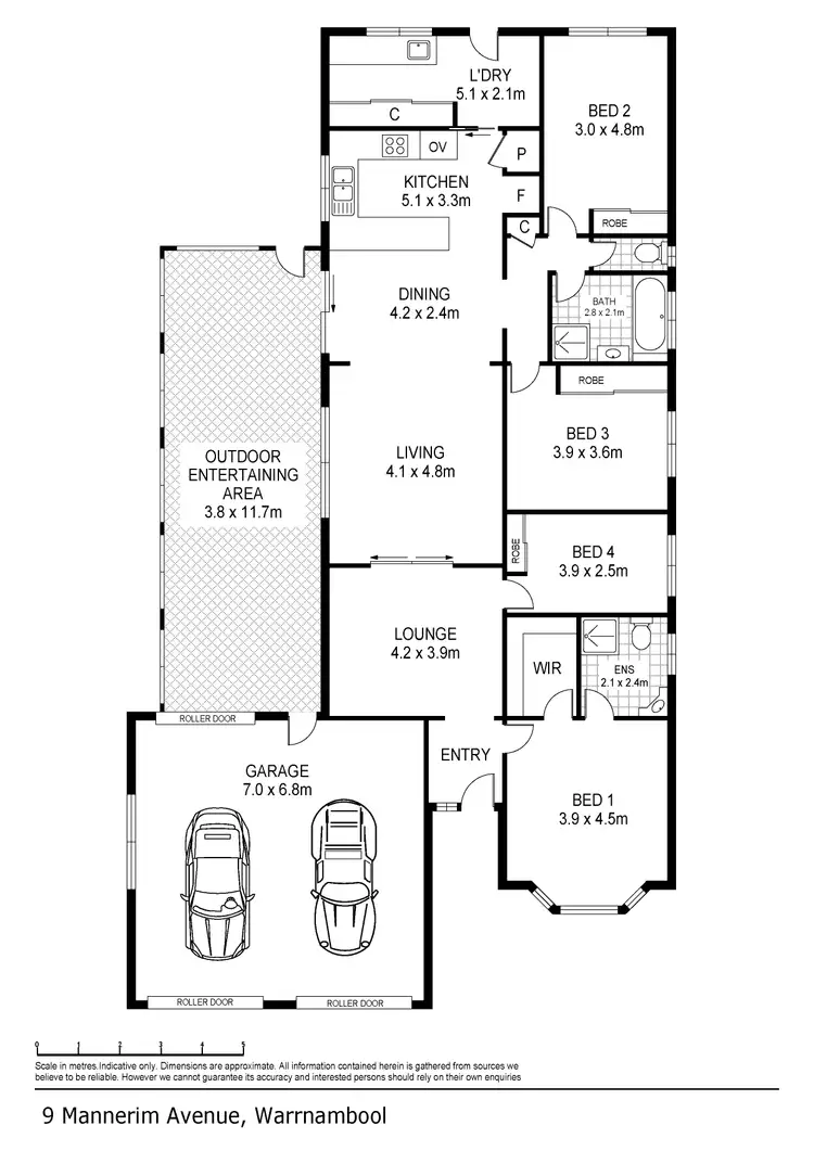 Floorplan of Homely house listing, 9 Mannerim Avenue, Warrnambool VIC 3280