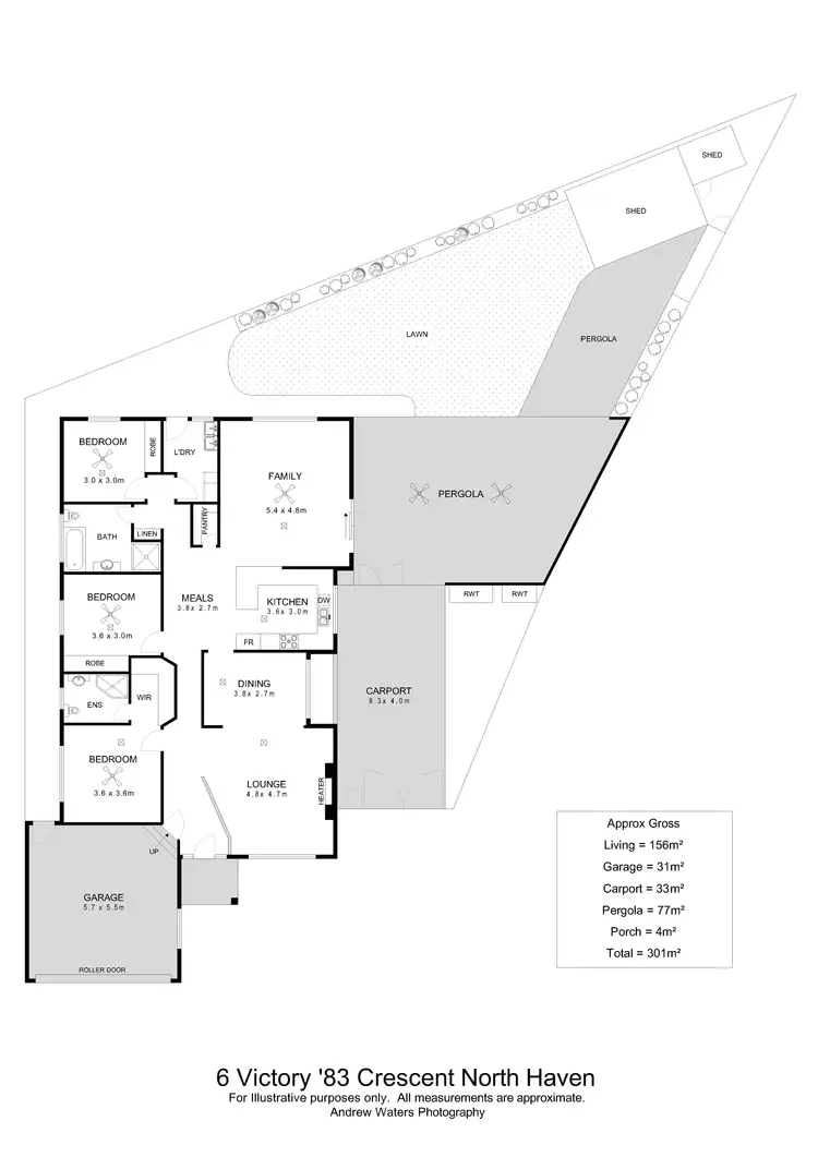 Floorplan of Homely house listing, waqaq/6 Victory 83 Crescent, North Haven SA 5018