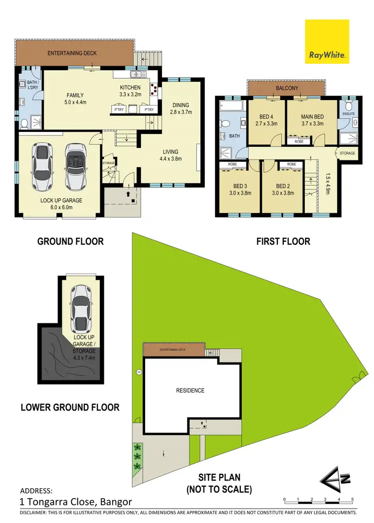 Floorplan of Homely house listing, 1 Tongarra Close, Bangor NSW 2234