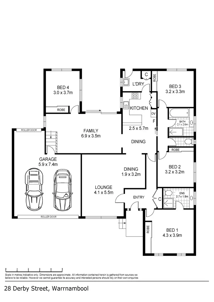 Floorplan of Homely house listing, 28 Derby Street, Warrnambool VIC 3280