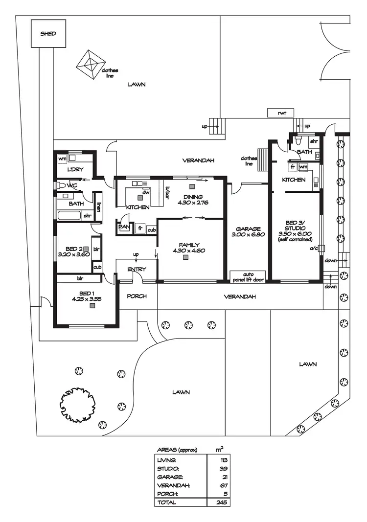 Floorplan of Homely house listing, 1 Scenic Drive, Windsor Gardens SA 5087